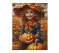 Rompecabezas para Adultos1000pcs(52x38cm) Pumpkin Patch Halloween Costume Rompecabezas para Adultos Juguete Decoración De Pared Corte De Precisión Actividades Divertidas En Casa 1000pcs(52x38cm)