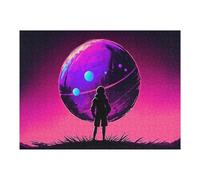 Rompecabezas para Adultos1000pcs(52x38cm) The Purple Planet Rompecabezas Juegos Relajantes Decoración Perfecta Cumpleaños Y Navidad 1000pcs(52x38cm)