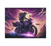 Rompecabezas para Adultos1000pcs(52x38cm) Thundering Motorcycle Ride -2 Rompecabezas para Adultos Juegos Relajantes Vacaciones En Casa Matar El Tiempo para Cumpleaños, Navidad 1000pcs(52x38cm)