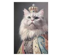 Rompecabezas para Adultos1000pcs(75x50cm) Royal Persian Cat Art Print Rompecabezas para Adultos Juguete Decoración De Pared Corte De Precisión Actividades Divertidas En Casa 1000pcs(75x50cm)