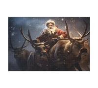 Rompecabezas para Adultos1000pcs(75x50cm) Santa and Rudolph Rompecabezas para Adultos Juegos Divertidos Pero Divertidos Y Humorísticos Actividades Divertidas En Casa 1000pcs(75x50cm)