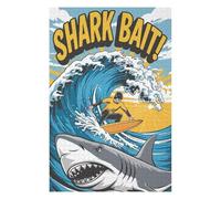 Rompecabezas para Adultos1000pcs(75x50cm) Shark Bait Surfer Rompecabezas para Adultos Juegos Divertidos Pero Divertidos Y Humorísticos Actividades Divertidas En Casa 1000pcs(75x50cm)