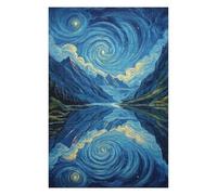 Rompecabezas para Adultos1000pcs(75x50cm) Starry Night Reflections Rompecabezas para Adolescentes Juegos Relajantes Regalos para Mujeres Regalos De Cumpleaños Únicos 1000pcs(75x50cm)