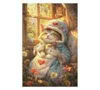 Rompecabezas para Adultos1000pcs(75x50cm) Whiskered Dreams Cozy Cat Nap Time Rompecabezas para Adolescentes Juegos Relajantes Regalos para Mujeres Regalos De Cumpleaños Únicos 1000pcs(75x50cm)