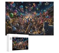 Rompecabezas para Adultos300 PCS A Celebration of Animals and Humans Rompecabezas De Juguete para Decoración De Pared Difícil Oferta Difícil como Regalo para Toda La Familia 300 PCS