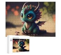 Rompecabezas para Adultos300 PCS Adorable Baby Dragon Illustration Rompecabezas De Juguete para Decoración De Pared Difícil Oferta Difícil como Regalo para Toda La Familia 300 PCS