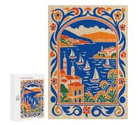 Rompecabezas para Adultos300 PCS Andalusia Travel Poster Art Deco Style Rompecabezas para Adultos Juegos Familiares Regalos para Mujeres Regalos De Cumpleaños Únicos 300 PCS