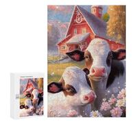 Rompecabezas para Adultos300 PCS Barnyard Bliss Rompecabezas para Adultos Juego De Ingenio Regalo De Cumpleaños para Cumpleaños, Navidad 300 PCS