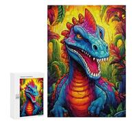 Rompecabezas para Adultos300 PCS Colorful Dinosaur in Lush Jungle Rompecabezas De Juguete para Decoración De Pared Difícil Oferta Difícil como Regalo para Toda La Familia 300 PCS