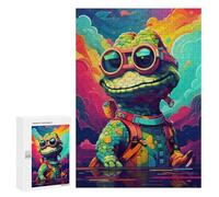 Rompecabezas para Adultos300 PCS Colorful Lizard Adventure Rompecabezas para Adolescentes Juegos Relajantes para La Diversión Familiar Actividades Divertidas En Casa 300 PCS
