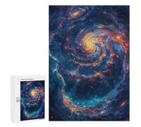 Rompecabezas para Adultos300 PCS Cosmic Spiral Galaxy Art Rompecabezas para Adolescentes Juegos Relajantes para La Diversión Familiar Actividades Divertidas En Casa 300 PCS