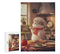 Rompecabezas para Adultos300 PCS Cute Cat Chef Rompecabezas para Adultos Juguete Decoración De Pared Desafío Difícil Cumpleaños Y Navidad 300 PCS