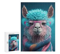 Rompecabezas para Adultos300 PCS Cute Llama Art Rompecabezas para Adultos Juegos Divertidos Decoración De Pared Oferta como Regalos para Toda La Familia 300 PCS