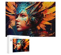 Rompecabezas para Adultos300 PCS Digital Art Fusion of Music and Feathers Rompecabezas De Juguete para Decoración De Pared Difícil Oferta Difícil como Regalo para Toda La Familia 300 PCS