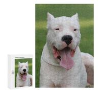 Rompecabezas para Adultos300 PCS Dogo Argentino Rompecabezas para Adultos Juguete Decoración De Pared Desafío Difícil Cumpleaños Y Navidad 300 PCS