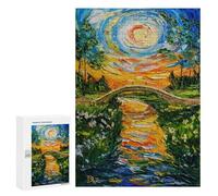 Rompecabezas para Adultos300 PCS Embrace of The Sunset Rompecabezas para Adolescentes Juegos Relajantes para La Diversión Familiar Actividades Divertidas En Casa 300 PCS