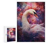 Rompecabezas para Adultos300 PCS Enchanted Swan Fantasy Rompecabezas De Juguete para Decoración De Pared Difícil Oferta Difícil como Regalo para Toda La Familia 300 PCS