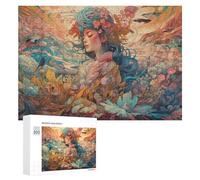 Rompecabezas para Adultos300 PCS Fantasy Artwork Nature's Harmony Rompecabezas De Juguete para Decoración De Pared Difícil Oferta Difícil como Regalo para Toda La Familia 300 PCS