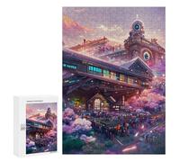 Rompecabezas para Adultos300 PCS Fantasy Cloud Cityscape -1 Rompecabezas para Adultos Juegos Divertidos Regalo De Cumpleaños Regalos De Cumpleaños 300 PCS