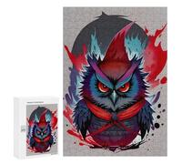 Rompecabezas para Adultos300 PCS Fiery Owl Artwork Rompecabezas para Adultos Juegos Divertidos Regalo De Cumpleaños Regalos De Cumpleaños 300 PCS