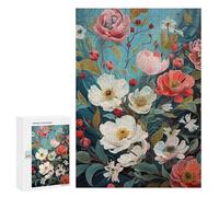 Rompecabezas para Adultos300 PCS Floral Fantasy Garden Rompecabezas para Adultos Juegos Familiares Análisis Y Lógica Reducción del Estrés Regalos 300 PCS