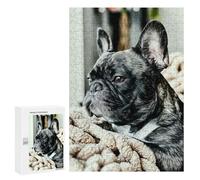 Rompecabezas para Adultos300 PCS French Bulldog Rompecabezas para Adolescentes para Diversión Familiar Desafío Educativo Regalos Y Cumpleaños Únicos 300 PCS
