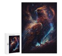 Rompecabezas para Adultos300 PCS Galactic Eagle Art Print Rompecabezas para Adultos Juego De Ingenio Ensamblaje De Patrones Cumpleaños