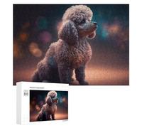 Rompecabezas para Adultos300 PCS Galactic Poodle Cosmic Canine Wonder -1 Rompecabezas De Juguete para Decoración De Pared Difícil Oferta Difícil como Regalo para Toda La Familia 300 PCS