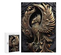 Rompecabezas para Adultos300 PCS Golden Phoenix Wings Rompecabezas para Adultos Juguetes DIY Arte De Pared Cumpleaños Y Navidad 300 PCS