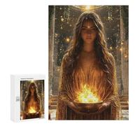 Rompecabezas Para Adultos300 PCS Hestia, Goddess of The Hearth - Keeper of The Sacred Flame Rompecabezas Para Adultos Juegos Divertidos Decoración De Pared Oferta Como Regalos Para Toda La Familia 300