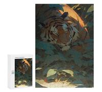 Rompecabezas para Adultos300 PCS Hidden Tiger in Shadows -1 Rompecabezas De Juguete para Decoración De Pared Difícil Oferta Difícil como Regalo para Toda La Familia 300 PCS