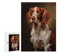 Rompecabezas para Adultos300 PCS Irish Red and White Setter Rompecabezas para Adultos Juegos Relajantes Carrera De Velocidad De Manos Actividades Divertidas En Casa 300 PCS