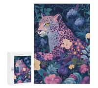 Rompecabezas para Adultos300 PCS Jaguar in Enchanted Garden Rompecabezas para Adultos Juego Familiar Regalos para Mujeres Regalos De Juegos Desafiantes 300 PCS
