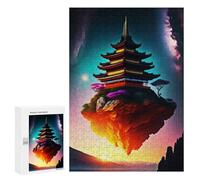 Rompecabezas para Adultos300 PCS Japanese Fantasy Build Rompecabezas para Adultos Juegos Familiares Mejora La Memoria Cumpleaños Y Navidad 300 PCS