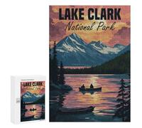 Rompecabezas para Adultos300 PCS Lake Clark National Park Rompecabezas para Adultos Juegos Divertidos Decoración De Pared Oferta como Regalos para Toda La Familia 300 PCS