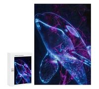 Rompecabezas para Adultos300 PCS Luminescent Orca Rompecabezas para Adultos Juegos Divertidos Decoración De Pared Oferta como Regalos para Toda La Familia 300 PCS