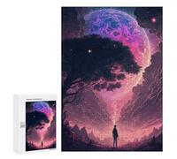 Rompecabezas para Adultos300 PCS Mystical Cosmic Journey -1 Rompecabezas para Adultos Juegos Divertidos Regalo De Cumpleaños Regalos De Cumpleaños 300 PCS