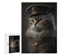 Rompecabezas para Adultos300 PCS Napoleon Dress Cat Rompecabezas para Adultos Juguete Decoración De Pared Desafío Difícil Cumpleaños Y Navidad 300 PCS