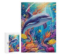 Rompecabezas para Adultos300 PCS Ocean Life Adventure Rompecabezas para Adultos Juego De Ingenio Regalo De Cumpleaños para Cumpleaños, Navidad 300 PCS