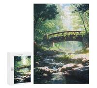 Rompecabezas para Adultos300 PCS Over The River Rompecabezas para Adultos Juegos Relajantes Que Mejoran La Memoria Toda La Familia 300 PCS