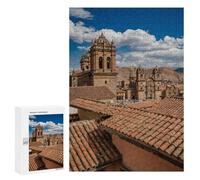 Rompecabezas para Adultos300 PCS Over The Rooftops of Cusco Rompecabezas para Adultos Juguete Decoración De Pared Desafío Difícil Cumpleaños Y Navidad 300 PCS