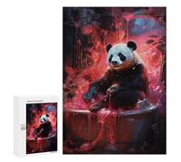 Rompecabezas para Adultos300 PCS Panda in A Bubble Bath Rompecabezas para Adultos Juegos Divertidos Regalo De Cumpleaños Regalos De Cumpleaños 300 PCS