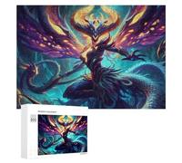 Rompecabezas para Adultos300 PCS Phoenix Rise Fantasy Artwork Rompecabezas para Adultos Juego De Ingenio Regalo De Cumpleaños para Cumpleaños, Navidad 300 PCS