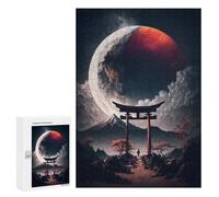 Rompecabezas para Adultos300 PCS Planets in Fuji Mount Rompecabezas para Adultos Juguete Decoración De Pared Desafío Difícil Cumpleaños Y Navidad 300 PCS