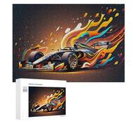 Rompecabezas para Adultos300 PCS Racing Car Speed Artwork Rompecabezas para Adultos Juegos Relajantes Que Mejoran La Memoria Toda La Familia 300 PCS