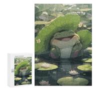 Rompecabezas para Adultos300 PCS Rainy Day Frog Pond Rompecabezas De Juguete para Decoración De Pared Difícil Oferta Difícil como Regalo para Toda La Familia 300 PCS