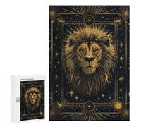Rompecabezas para Adultos300 PCS Regal Leo Rompecabezas para Adultos Juguete Decoración De Pared Desafío Difícil Cumpleaños Y Navidad 300 PCS