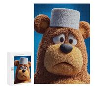 Rompecabezas para Adultos300 PCS Sad Cartoon Bear with White Hat Rompecabezas para Adultos Juegos Familiares Desafío Difícil Actividades Divertidas En Casa 300 PCS