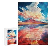 Rompecabezas para Adultos300 PCS Salar De Uyuni Art Rompecabezas Juego De Ingenio Patrón De Ensamblaje Regalos Y Cumpleaños Únicos 300 PCS
