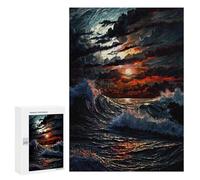 Rompecabezas para Adultos300 PCS Stormly Ocean V5 Rompecabezas para Adultos Juegos Divertidos Decoración De Pared Oferta como Regalos para Toda La Familia 300 PCS